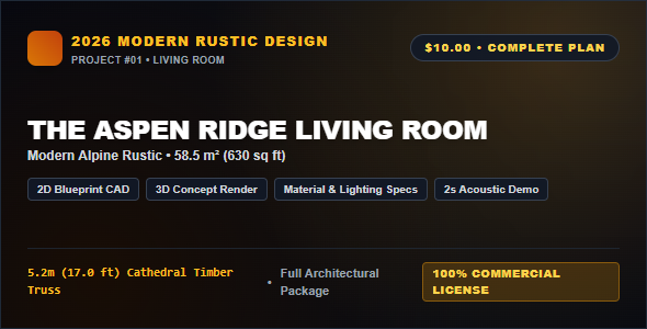 The Aspen Ridge Living Room