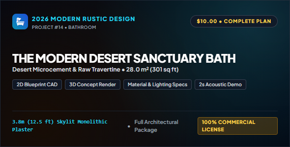 The Modern Desert Sanctuary Bath