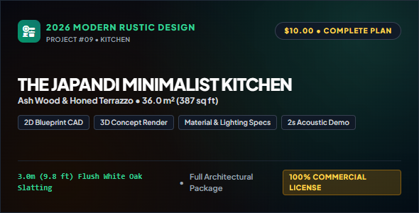 The Japandi Minimalist Kitchen