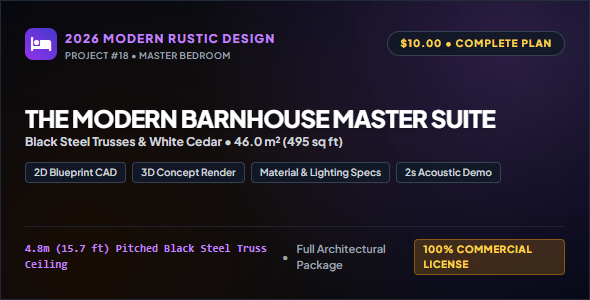 The Modern Barnhouse Master Suite