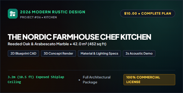 The Nordic Farmhouse Chef Kitchen