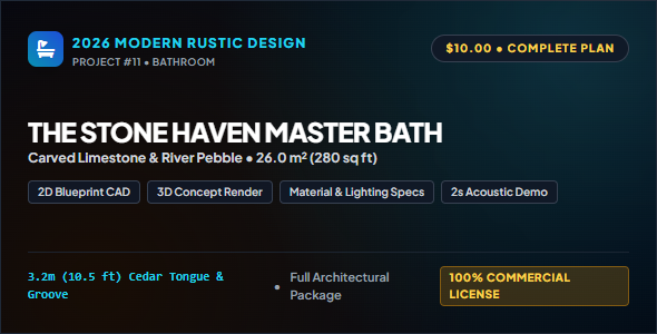 The Stone Haven Master Bath