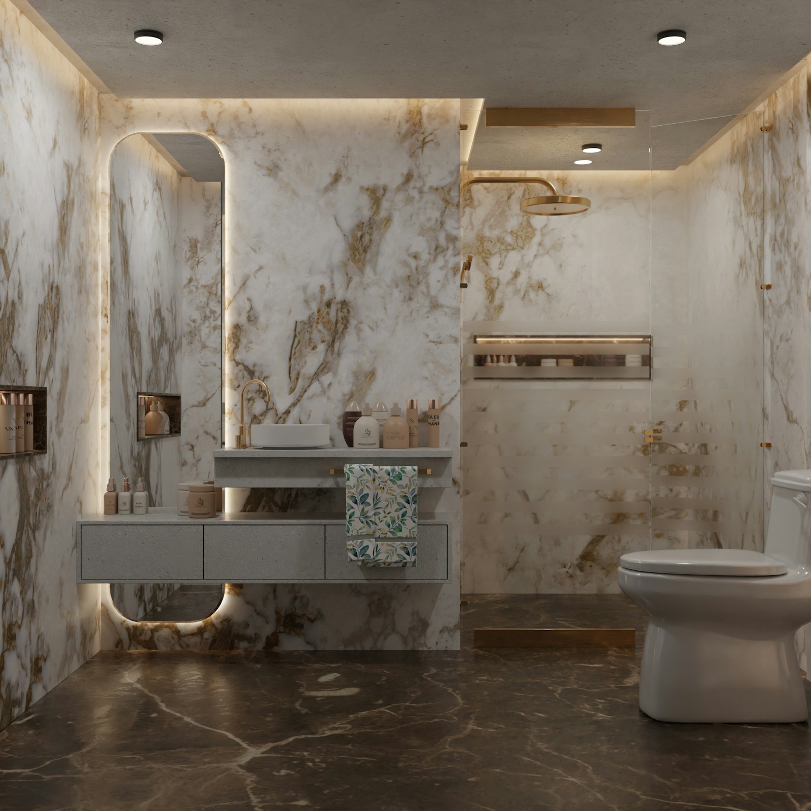 The Stone Haven Master Bath Real Interior