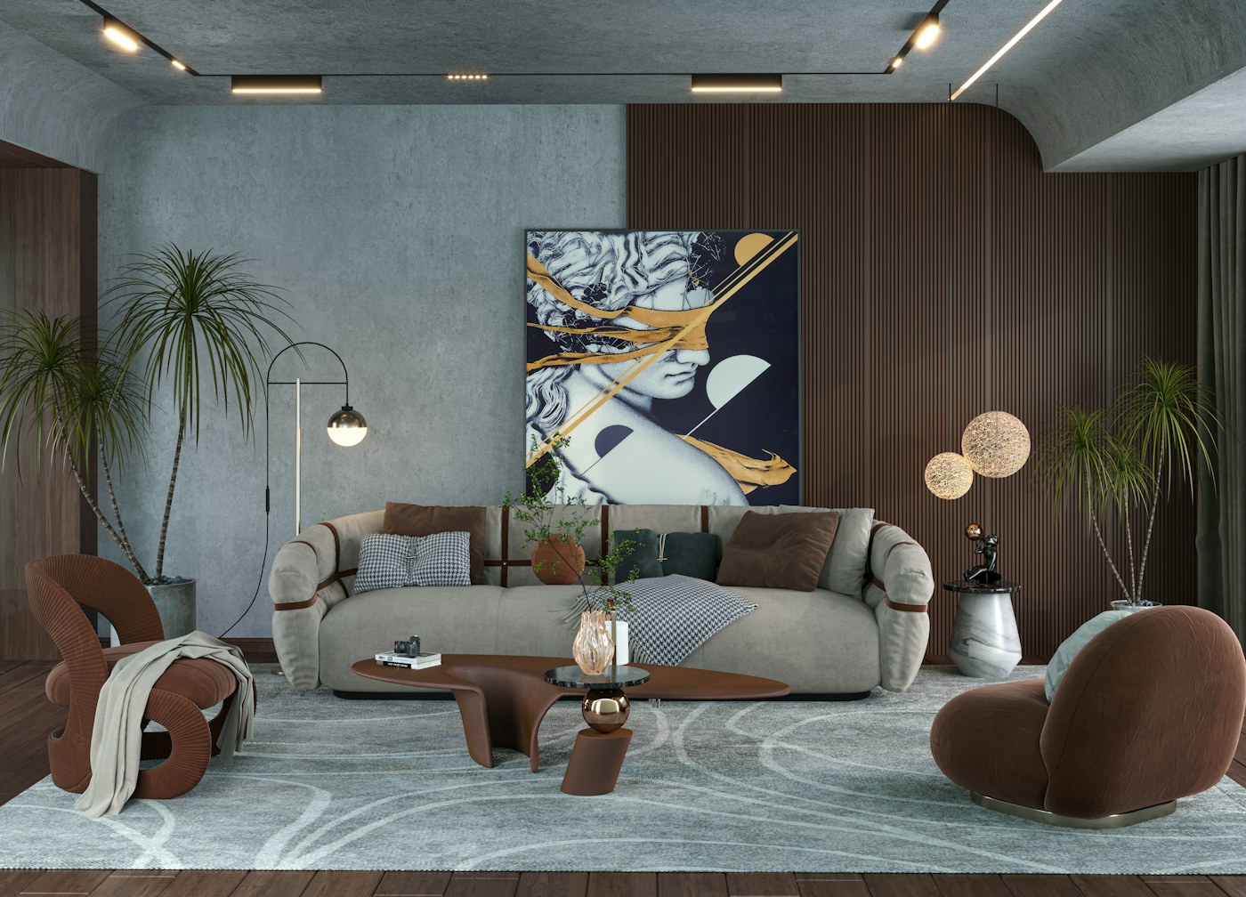 The Tuscan Meadow Living Room